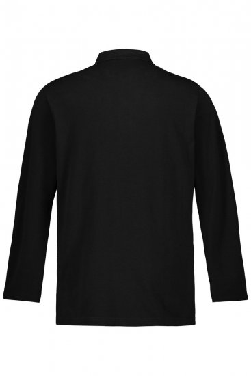 JP1880 799230 Pika varrukaga polosärk Must - Polosärgid - Meeste suured polosärgid 2XL – 8XL