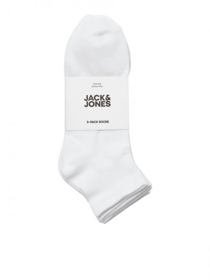 Jack & Jones Leon Tennisesokid Valge 3 paari - Aluspesu ja ujumisriided - Aluspesu 2XL-8XL