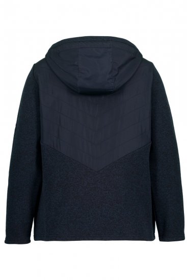 Ulla Popken 800400 Fliisvoodriga jakk Tumesinine - Fleece riided - 