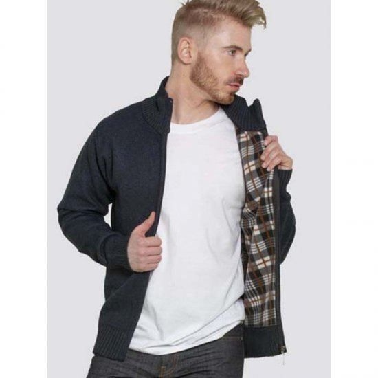 D555 Braxton Sweater Navy - Sviitrid ja dressipluusid - Meeste suured kapuutsiga jakid suurustes 2XL – 14XL