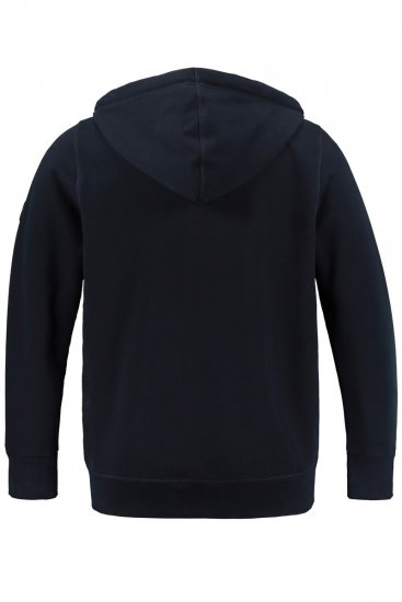 Jay-Pi 804164 Lukuga dressipluus Tumesinine - Sviitrid ja dressipluusid - Meeste suured kapuutsiga jakid suurustes 2XL – 14XL