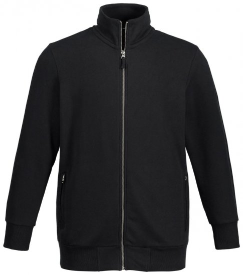 Jay-Pi 804180 Lukuga pusa püstkraega Must - Sviitrid ja dressipluusid - Meeste suured kapuutsiga jakid suurustes 2XL – 14XL