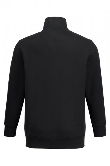 Jay-Pi 804180 Lukuga pusa püstkraega Must - Sviitrid ja dressipluusid - Meeste suured kapuutsiga jakid suurustes 2XL – 14XL