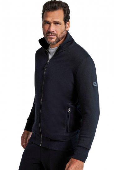 Jay-Pi 804180 Lukuga pusa püstkraega Must - Sviitrid ja dressipluusid - Meeste suured kapuutsiga jakid suurustes 2XL – 14XL