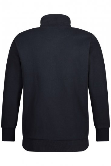 Jay-Pi 804180 Lukuga pusa püstkraega Tumesinine - Sviitrid ja dressipluusid - Meeste suured kapuutsiga jakid suurustes 2XL – 14XL