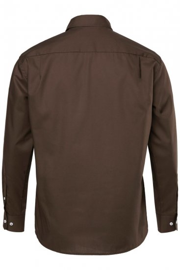 JP1880 Shirt Business Long Sleeve Brown - Särgid - Meeste suured särgid 2XL – 8XL