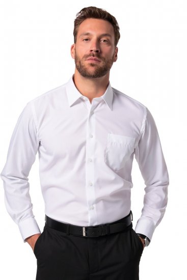 JP1880 804890 Pika varrukaga triikimisvaba Business-särk Valge TALL - TALL särgid - TALL särgid pikkadele meestele