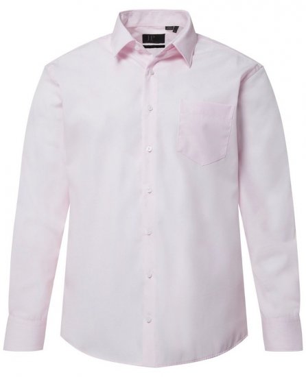 JP1880 Shirt Business Long Sleeve Pink - Särgid - Meeste suured särgid 2XL – 8XL