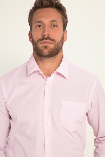 JP1880 Shirt Business Long Sleeve Pink - Särgid - Meeste suured särgid 2XL – 8XL