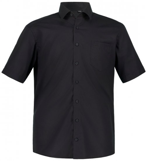 JP1880 804891 Lühikeste varrukatega särk Must - Särgid - Meeste suured särgid 2XL – 8XL