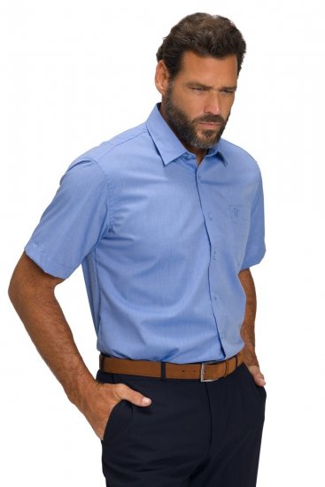 JP1880 804891 Lühikeste varrukatega särk Helesinine - Särgid - Meeste suured särgid 2XL – 8XL