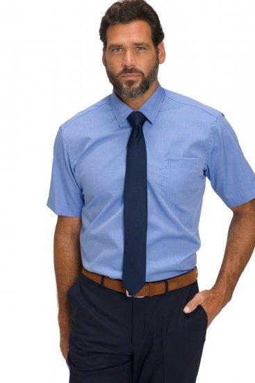 JP1880 804891 Lühikeste varrukatega särk Helesinine - Särgid - Meeste suured särgid 2XL – 8XL