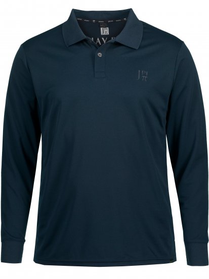 JP1880 Jay-Pi QuickDry Long Sleeve Golf Polo Shirt Navy Blue - Spordiriided & outdoor - Suured suurused meeste spordiriided