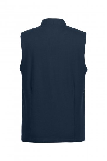 JP1880 Mottled Stretch Knit Stand-up Collar Vest Navy Blue - Jakid ja joped - Joped, suured suurused: 2XL – 12XL