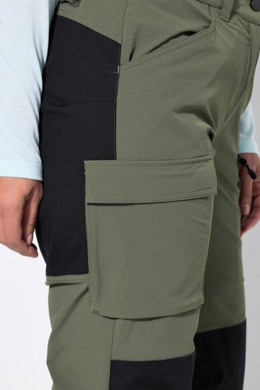 Ulla Popken 807803 Helkuritega HYPRAR matkapüksid Oliivroheline - Outdoor - 