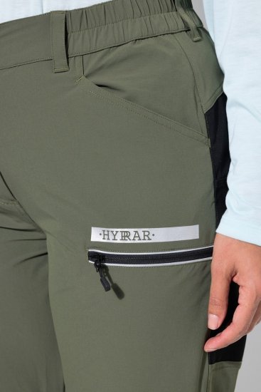 Ulla Popken 807803 Helkuritega HYPRAR matkapüksid Oliivroheline - Outdoor - 
