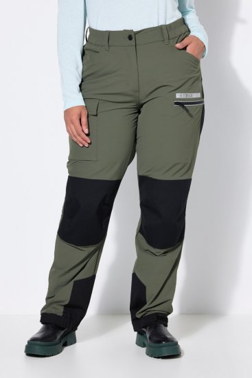 Ulla Popken 807803 Helkuritega HYPRAR matkapüksid Oliivroheline - Outdoor - 