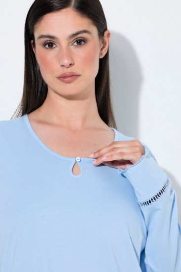 Ulla Popken 810592 Pitsiga pidžaama Helesinine - Pidžaama/Loungewear - 