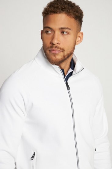 JP1880 Tennis Sweatshirt Snow White - Spordiriided & outdoor - Suured suurused meeste spordiriided