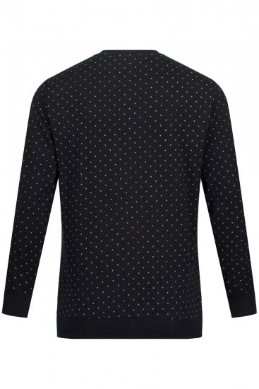 JP1880 Two-piece Pyjamas Long Sleeve and Long Trousers Black - Aluspesu ja ujumisriided - Aluspesu 2XL-8XL