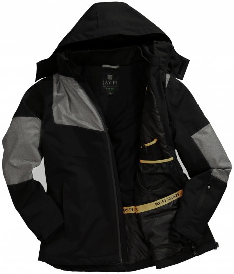 Jay-Pi Ski Jacket Functional Waterproof Windproof Black - Suusariided - 