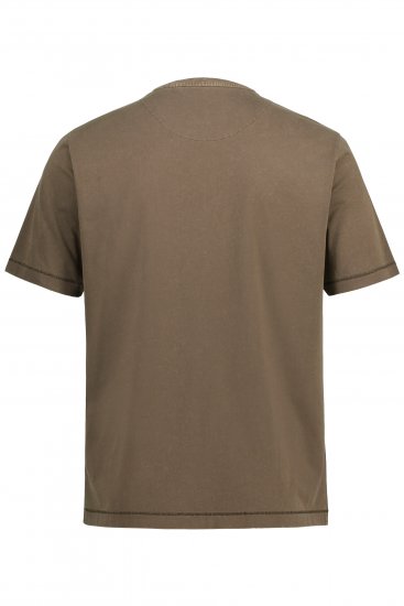 JP1880 Comfortable Fit Vintage Look T-Shirt Light Brown - T-särgid - Suured T-särgid 2XL – 14XL