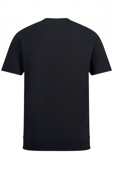 JP1880 818628 Henley-särk kõhulõikega Must - T-särgid - Suured T-särgid 2XL – 14XL