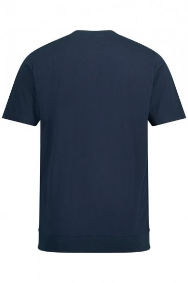 JP1880 818628 Henley-särk kõhulõikega Tumesinine - T-särgid - Suured T-särgid 2XL – 14XL