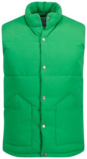 JP1880 818980 Tepitud vest puuvillasegust Heleroheline - Jakid ja joped - Joped, suured suurused: 2XL – 12XL