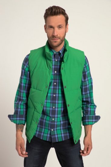 JP1880 818980 Tepitud vest puuvillasegust Heleroheline - Jakid ja joped - Joped, suured suurused: 2XL – 12XL