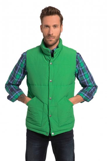 JP1880 818980 Tepitud vest puuvillasegust Heleroheline - Jakid ja joped - Joped, suured suurused: 2XL – 12XL