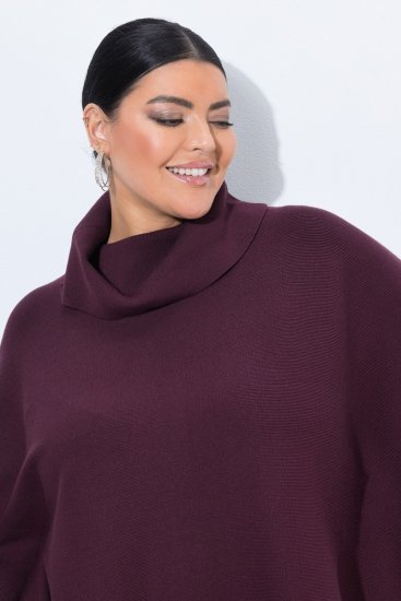 Ulla Popken 820620 Rullkraega pontšokampsun Ploom - Pontšod ja keebid - 