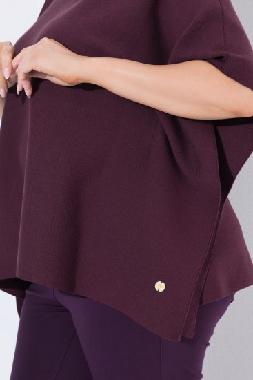 Ulla Popken 820620 Rullkraega pontšokampsun Ploom - Pontšod ja keebid - 