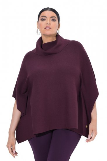 Ulla Popken 820620 Rullkraega pontšokampsun Ploom - Pontšod ja keebid - 
