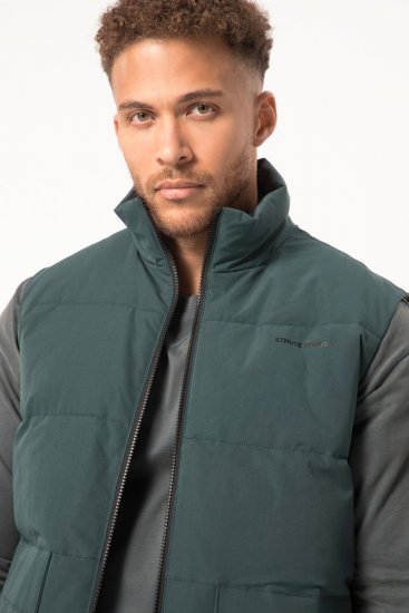 STHUGE 821232 Tepitud vest lukuga Oliivroheline - Jakid ja joped - Joped, suured suurused: 2XL – 12XL