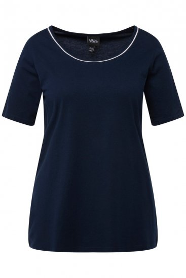 Ulla Popken 821244 Täpiline pidžaama Tumesinine - Pidžaama/Loungewear - 