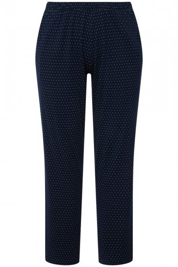 Ulla Popken 821244 Täpiline pidžaama Tumesinine - Pidžaama/Loungewear - 