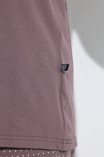 Ulla Popken 821244 Täpiline pidžaama Pruun - Pidžaama/Loungewear - 