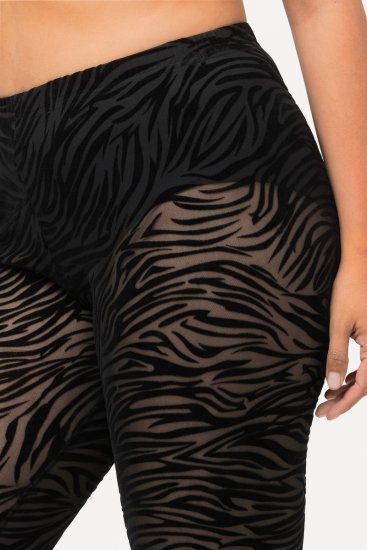 Ulla Popken 822286 Loomamustrilised sukkretuusid Must - Sukkpüksid & sokid - 