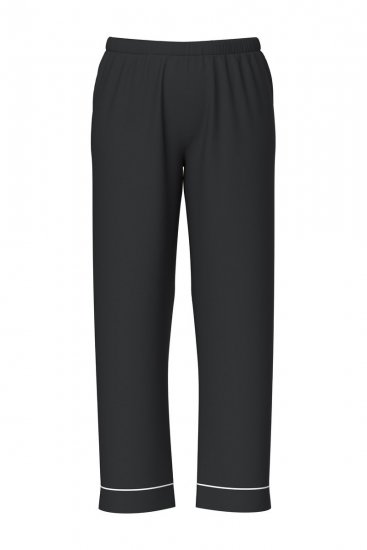 Ulla Popken 823030 Särgikraega pidžaama Must - Pidžaama/Loungewear - 