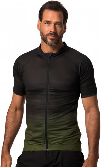 JP1880 Jay-Pi Flexnamic QuickDry Cycling Jersey Black - Spordiriided & outdoor - Suured suurused meeste spordiriided