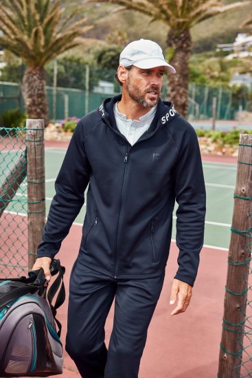 JP1880 Jay-Pi Flexnamic Tennis Training Softshell Jacket Dark Marine - Spordiriided & outdoor - Suured suurused meeste spordiriided