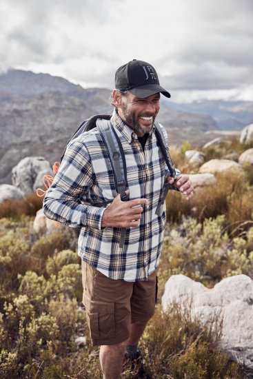 JP1880 Jay-Pi Flexnamic Bermuda Cargo Shorts Copper Brown - Spordiriided & outdoor - Suured suurused meeste spordiriided