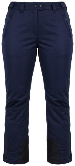 Ulla Popken 824297 Lumetõkkega softshell-püksid Tumesinine - Suusariided - 
