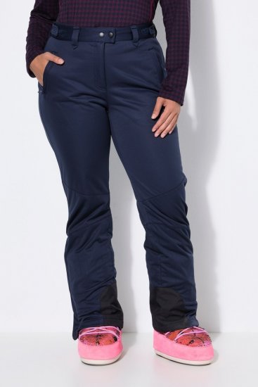 Ulla Popken 824297 Lumetõkkega softshell-püksid Tumesinine - Suusariided - 