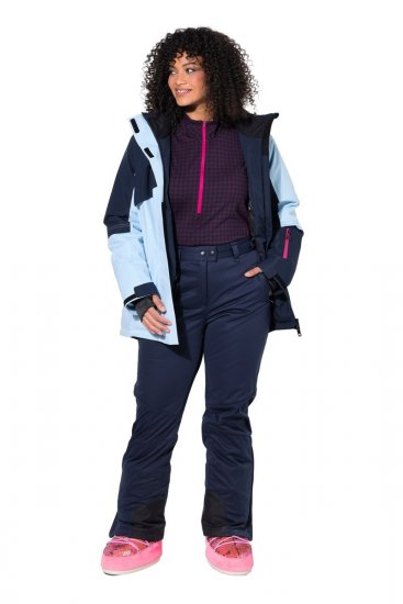 Ulla Popken 824297 Lumetõkkega softshell-püksid Tumesinine - Suusariided - 