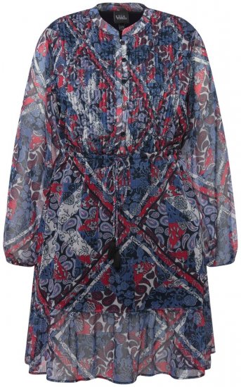 Ulla Popken 824976 Mustriline kleit Tumesinine - Midikleidid - Plusssuuruses midikleidid
