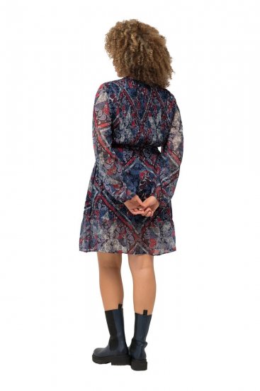 Ulla Popken 824976 Mustriline kleit Tumesinine - Midikleidid - Plusssuuruses midikleidid