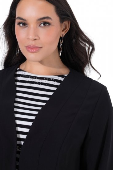 Ulla Popken 825828 Jakk Must - Joped - Suured naiste jakid