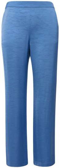 Ulla Popken 826163 Laiad ülikonnapüksid Denimsinine - Kangapüksid - Naiste laiade säärtega kangaspüksid